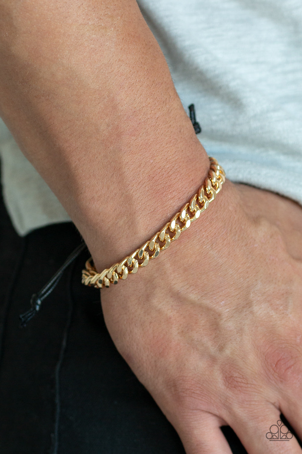 Throwdown - Gold Men Bracelet