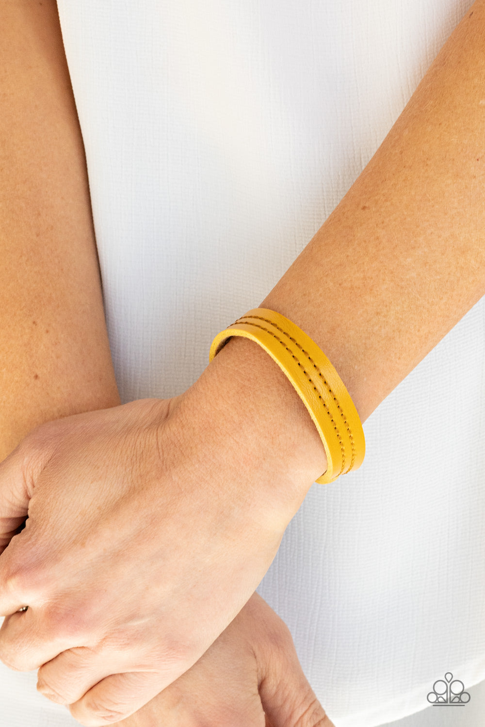 Life is WANDER-ful - Yellow Bracelets