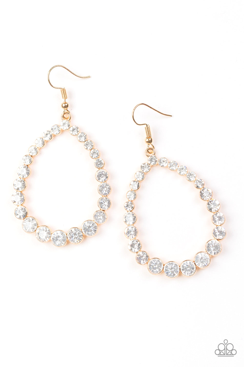 Rise and Sparkle! - Gold Earrings