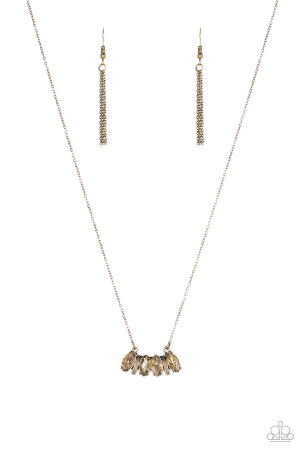 Deco Decadence - Brass Necklace Set