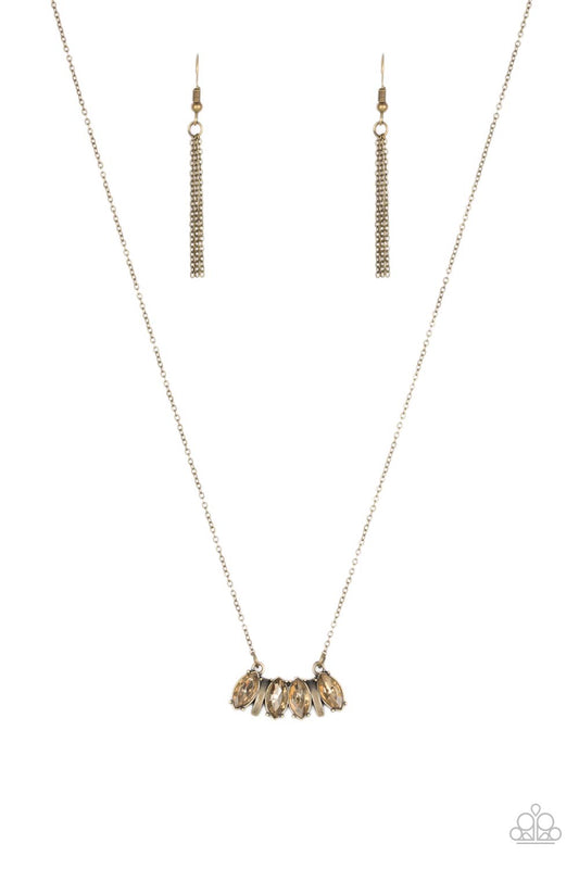 Deco Decadence - Brass Necklace Set