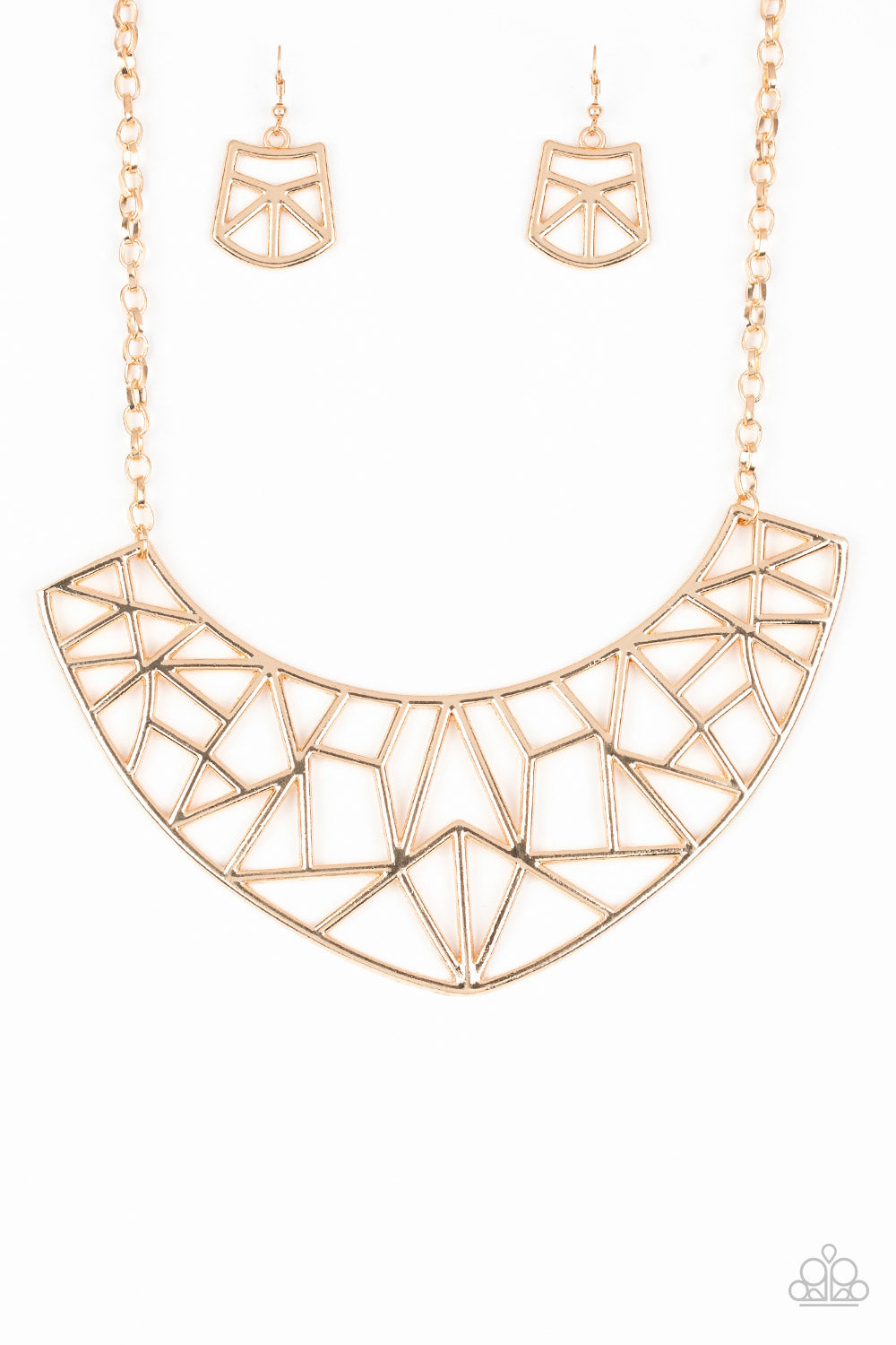 Strike While HAUTE - Gold Necklace Set