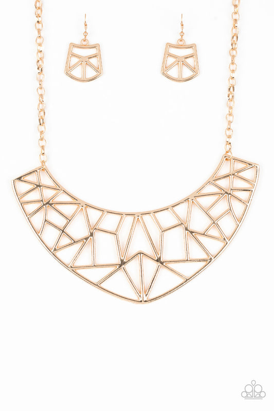 Strike While HAUTE - Gold Necklace Set