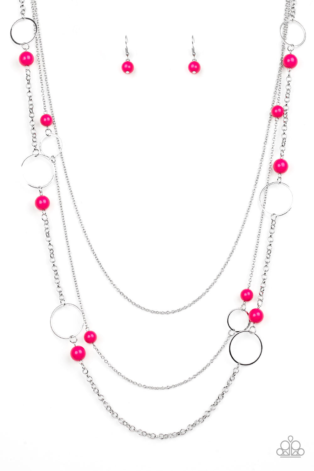 Beachside Babe - Pink Necklace Set