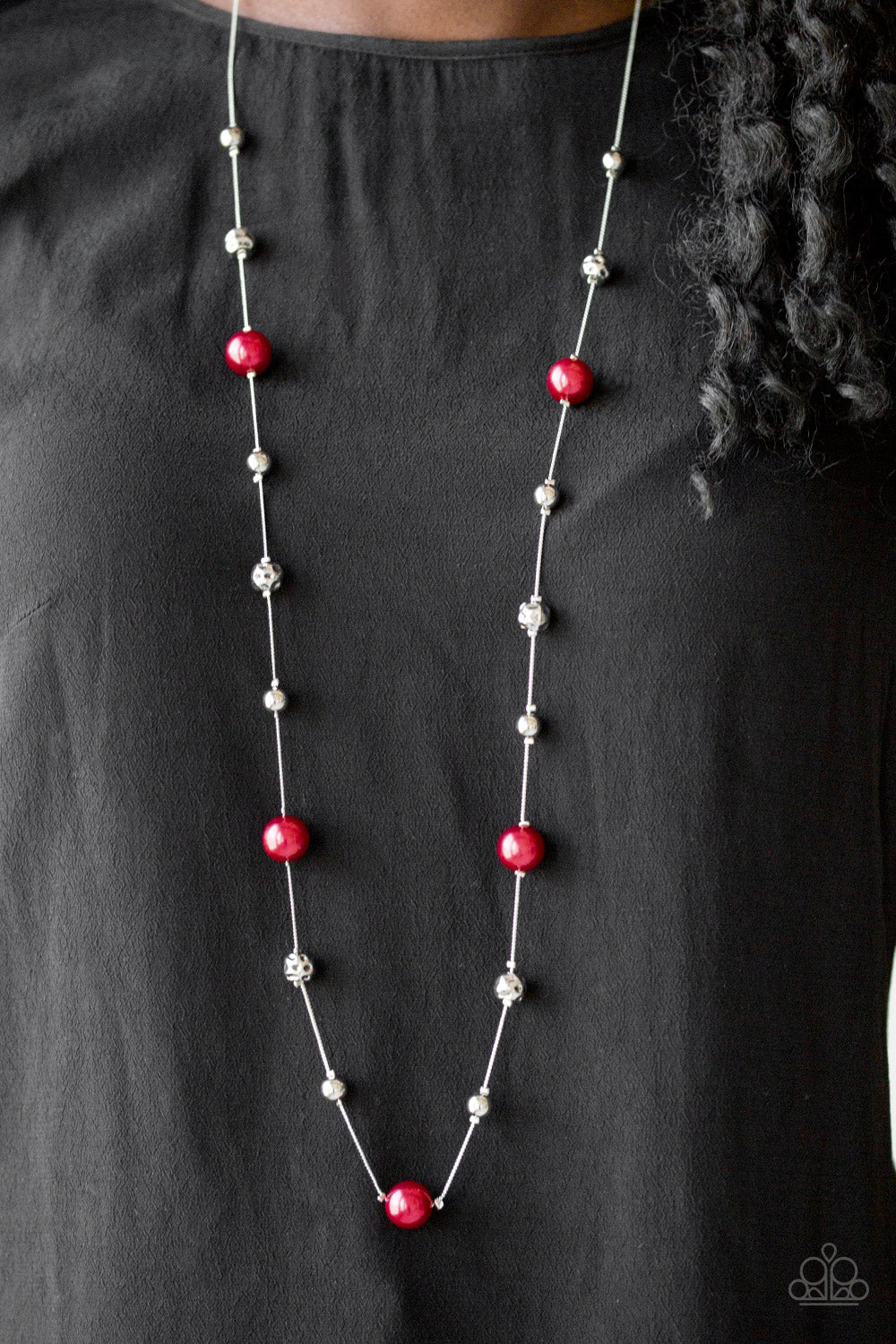 Eloquently Eloquent - Red Necklace Set