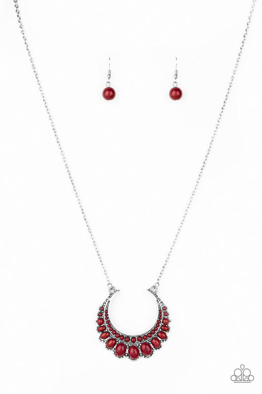 Count To ZEN - Red Necklace Set