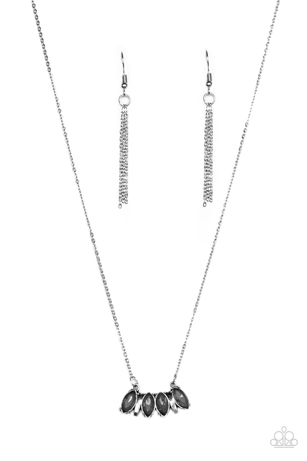 Deco Decadence - Silver Necklace Set