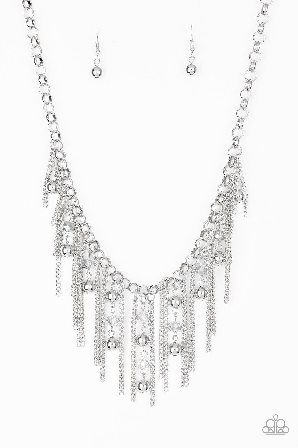 Ever Rebellious - Silver Necklace Set