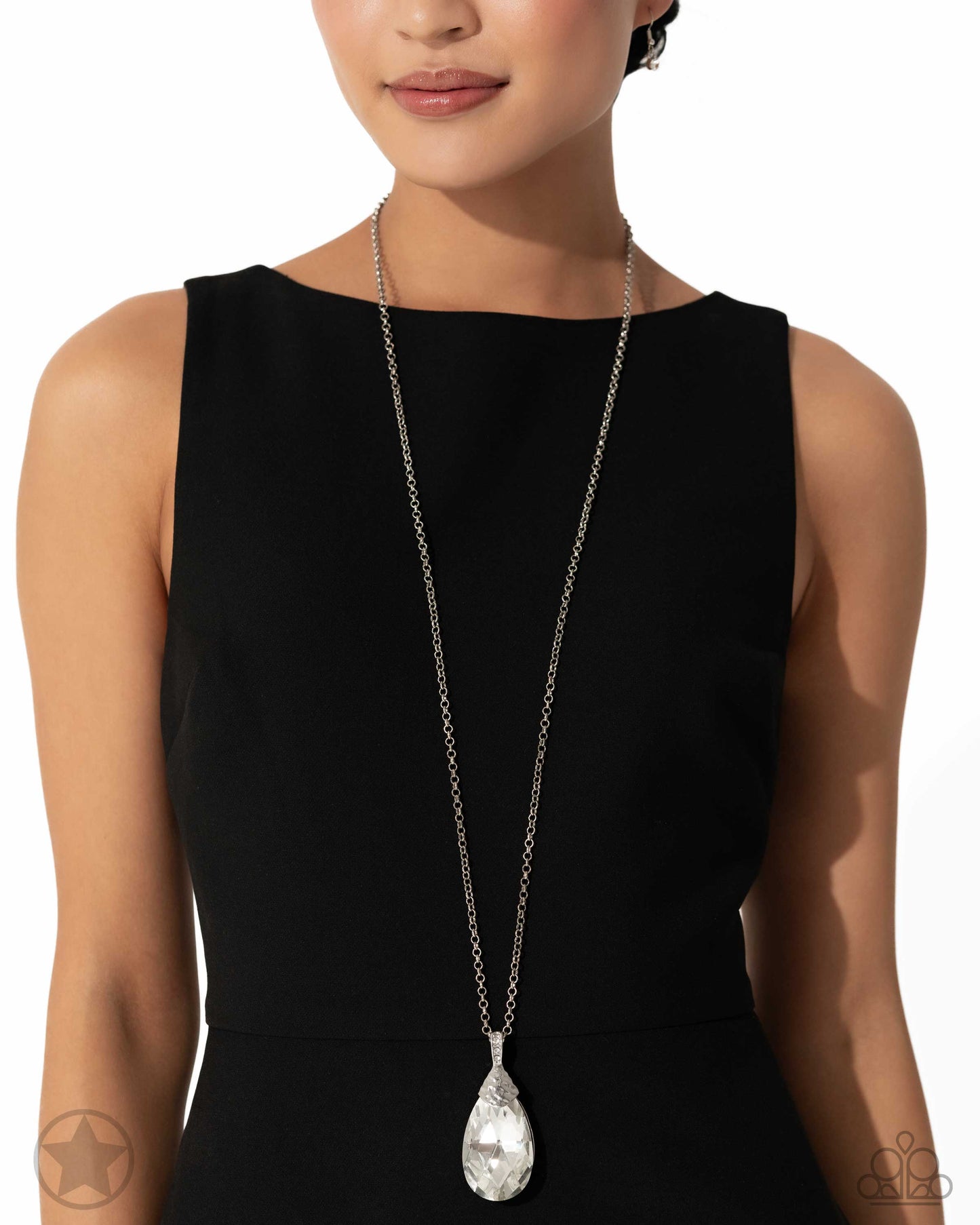 Spellbinding Sparkle - White Necklace Set