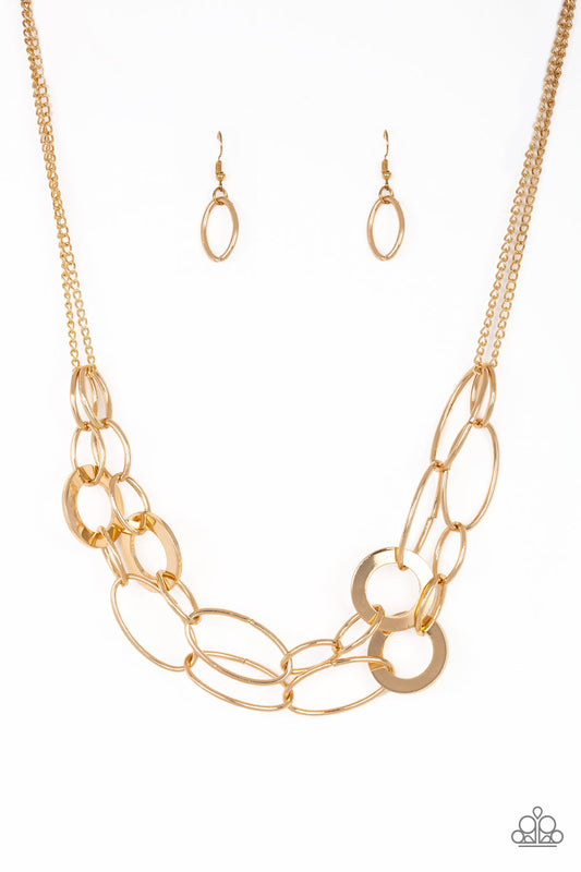 Metallic Maverick - Gold Necklace Set