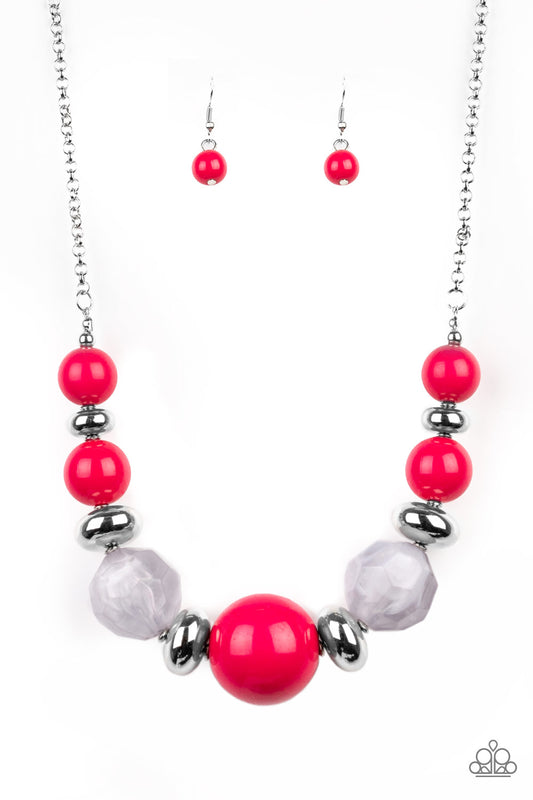 Daytime Drama - Pink Necklace Set