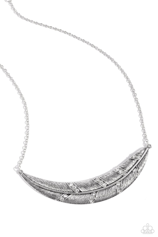 Say You QUILL - White Necklace Set