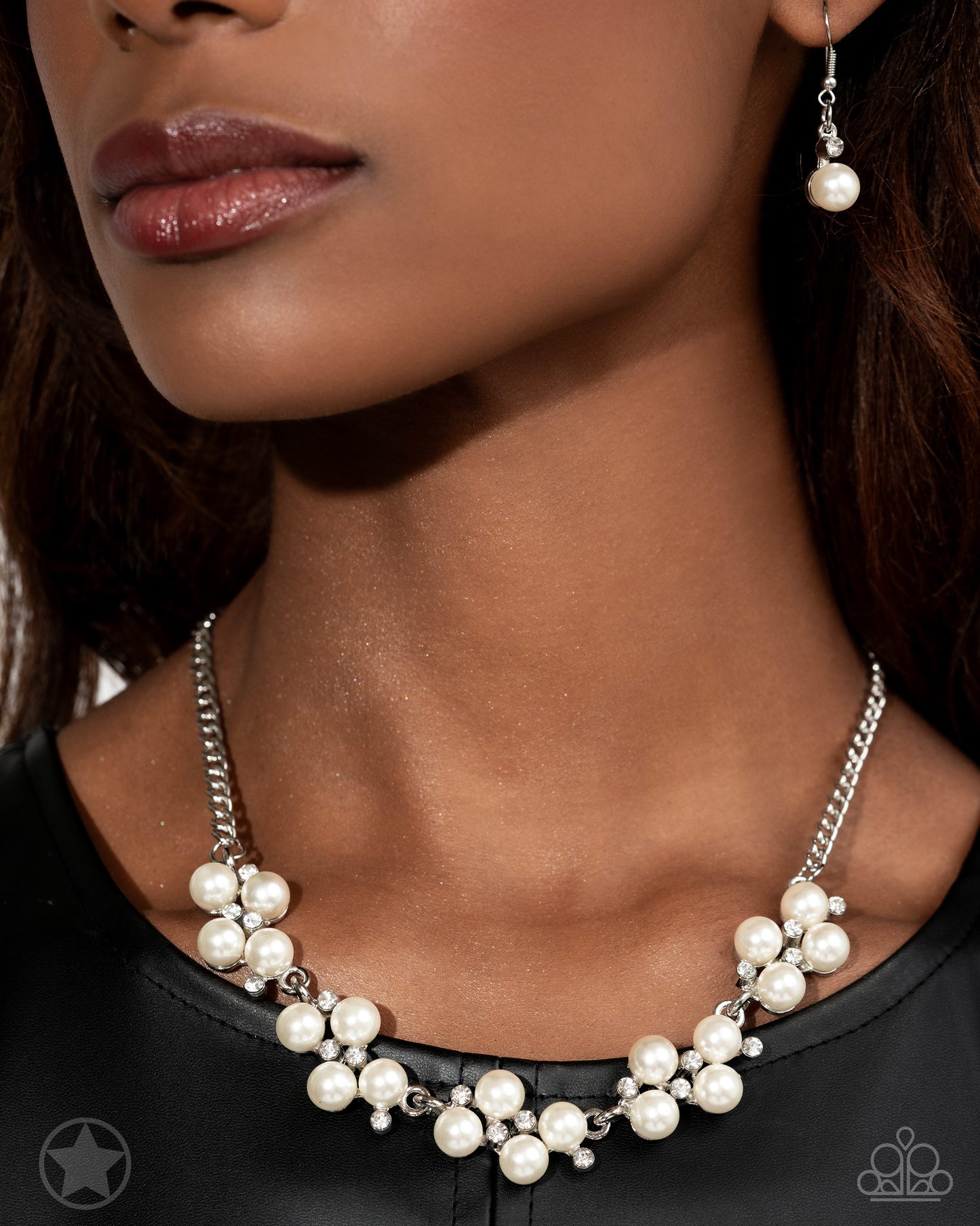 Love Story - White Necklace Set