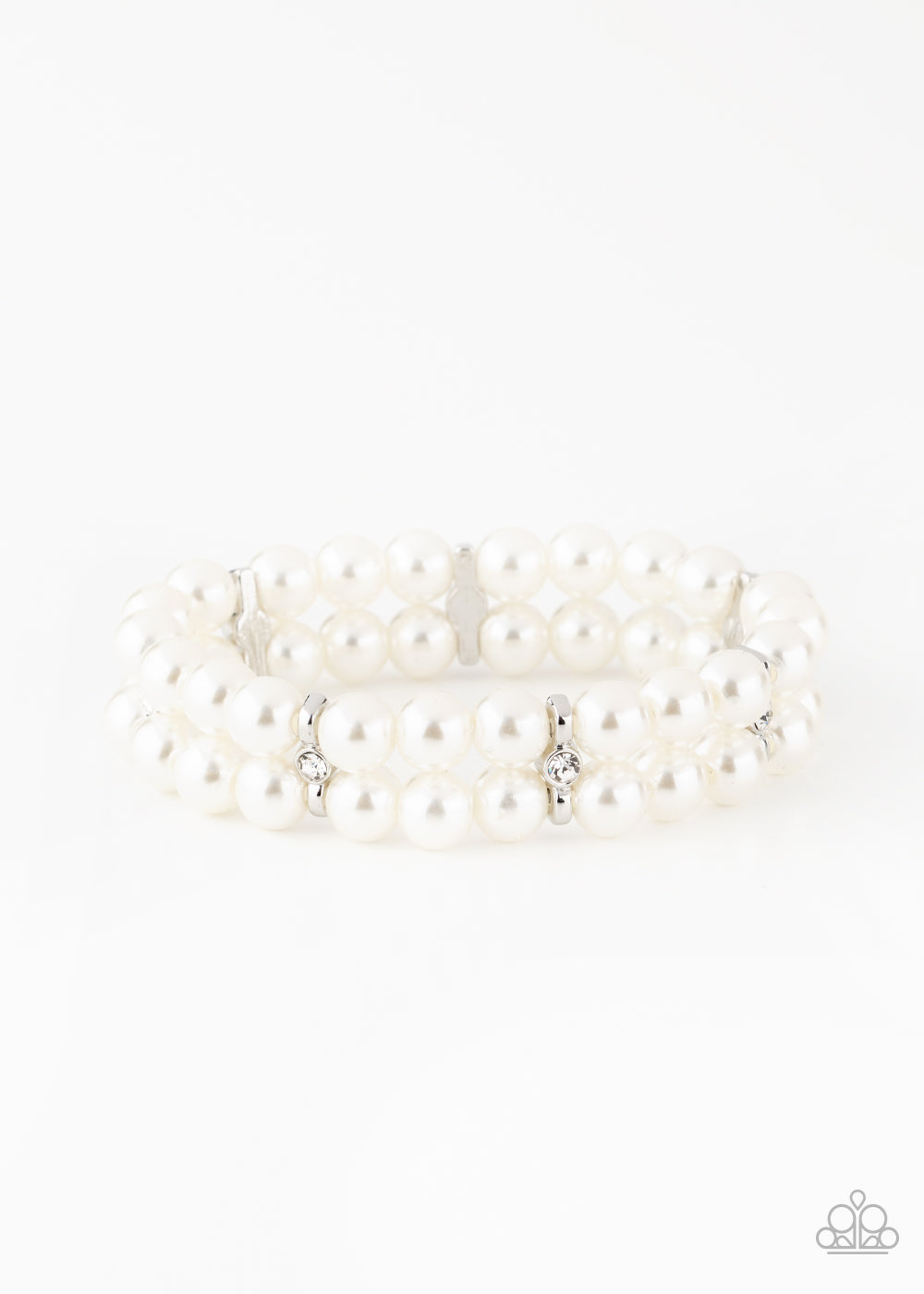 Downtown Debut - White Bracelet