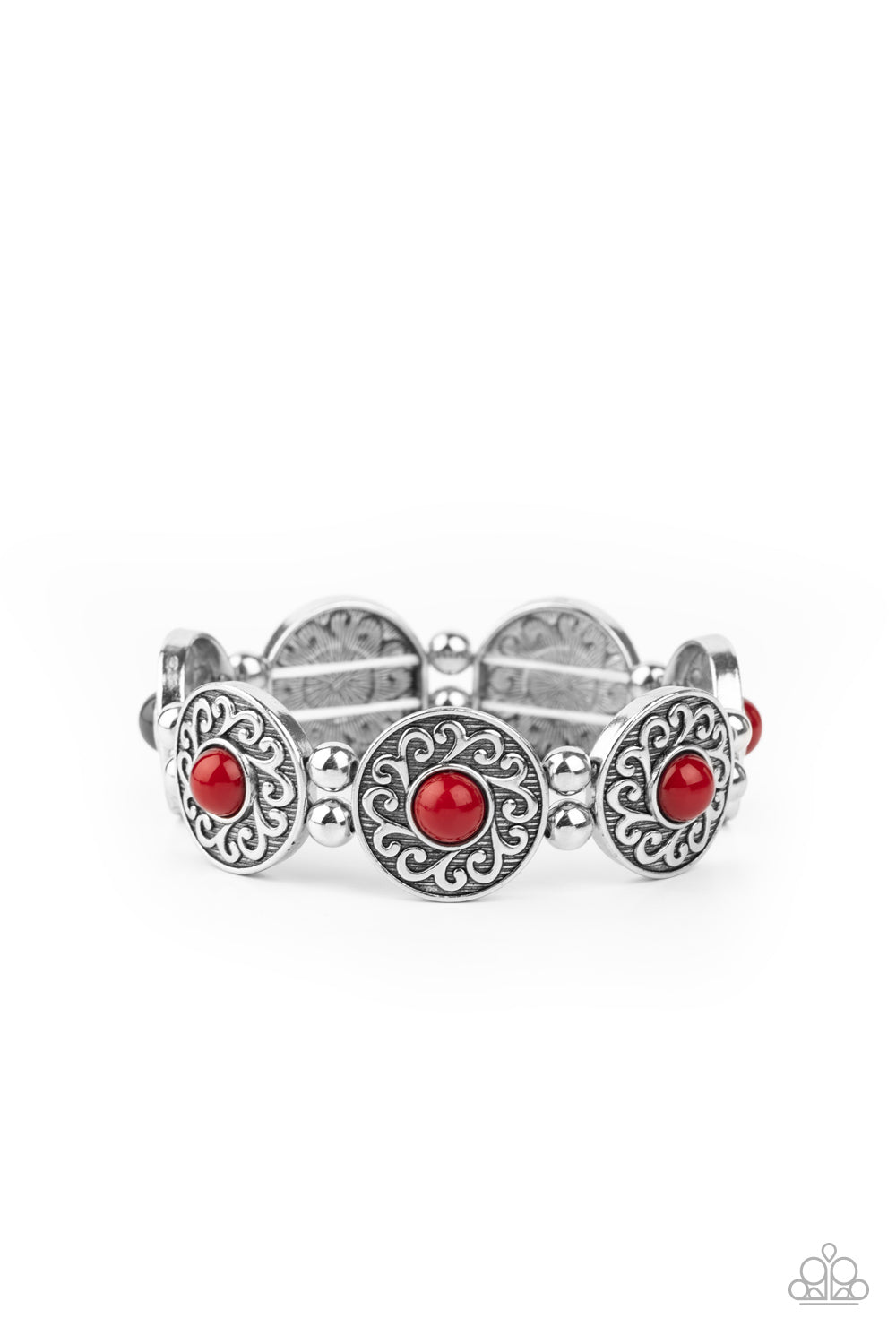 Flirty Finery - Red Bracelet