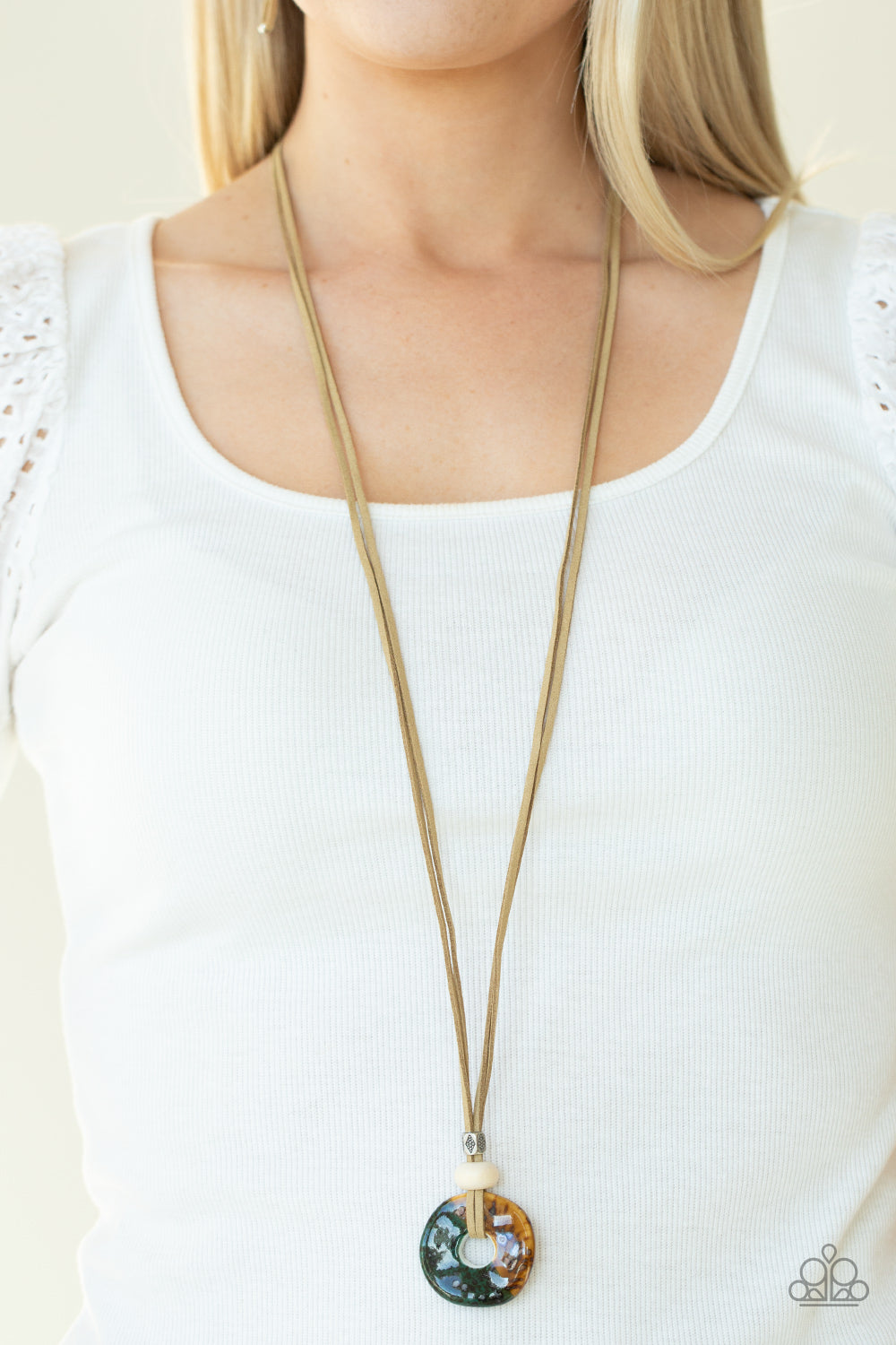 Primal Paradise - Brown Necklace Set