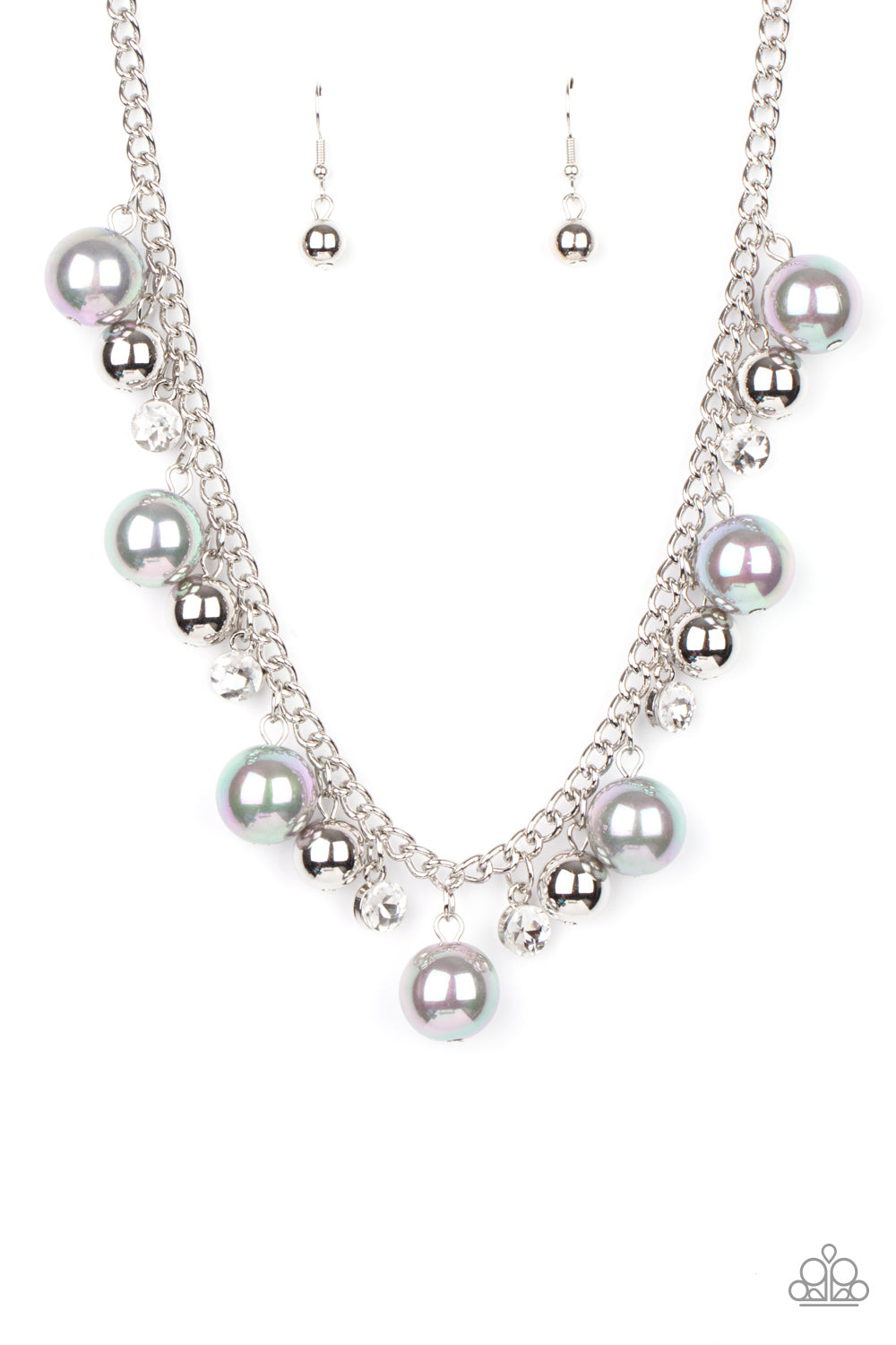 Galactic Gala - Silver Necklace Set