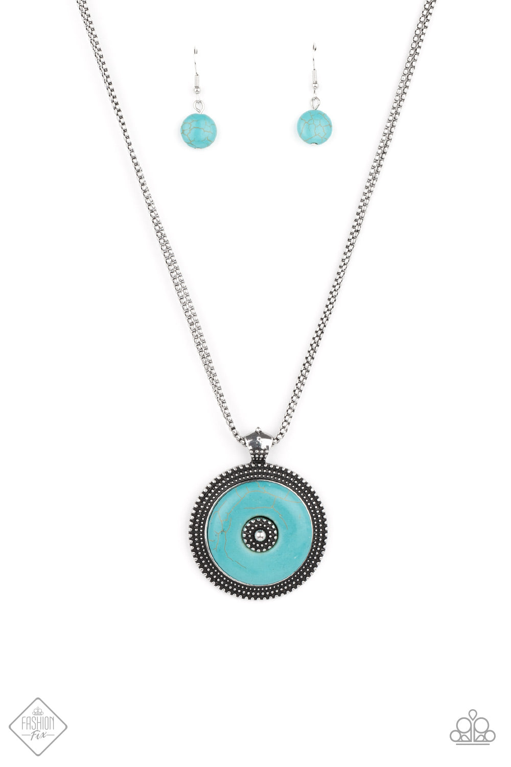 EPICENTER of Attention - Blue Necklace Set