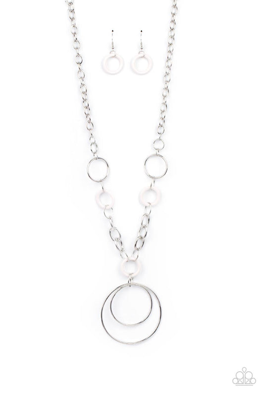 HOOP du Jour - White Necklace Set