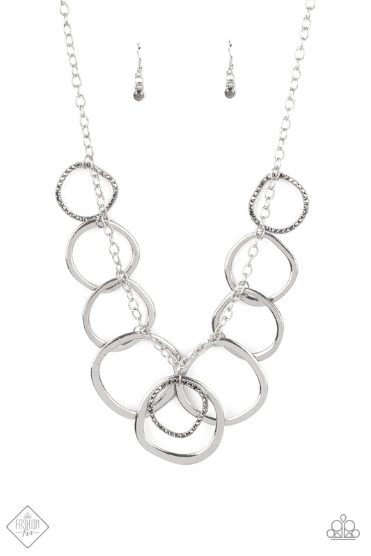 Dizzy With Desire - Silver Necklace Sets