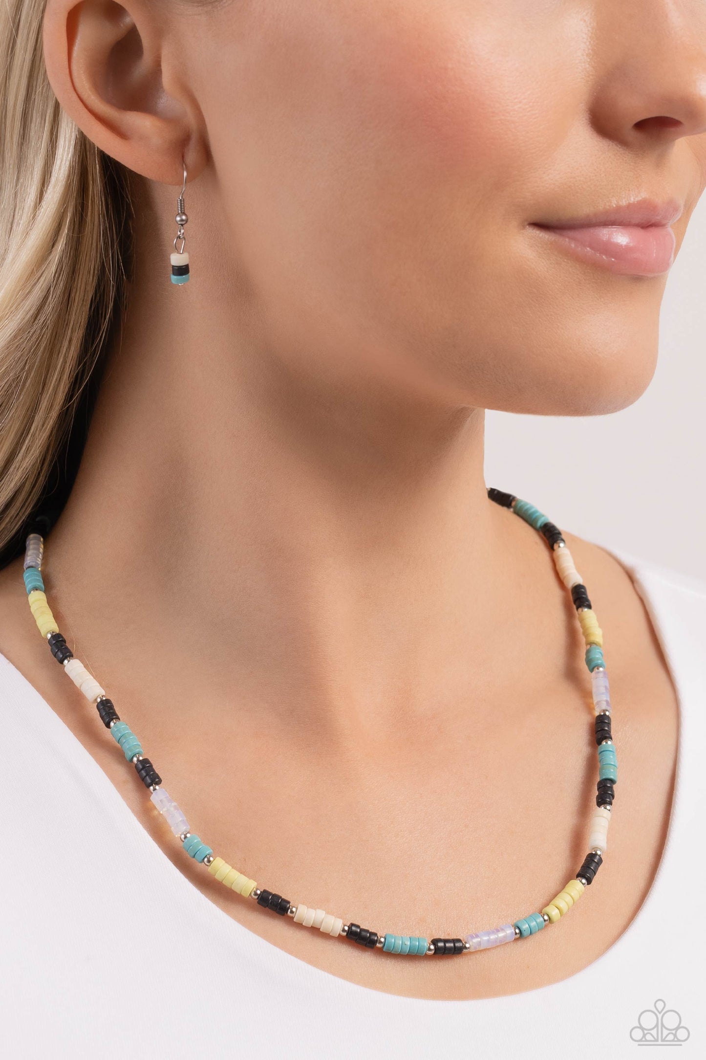 Oasis Outline - Black Necklace Set