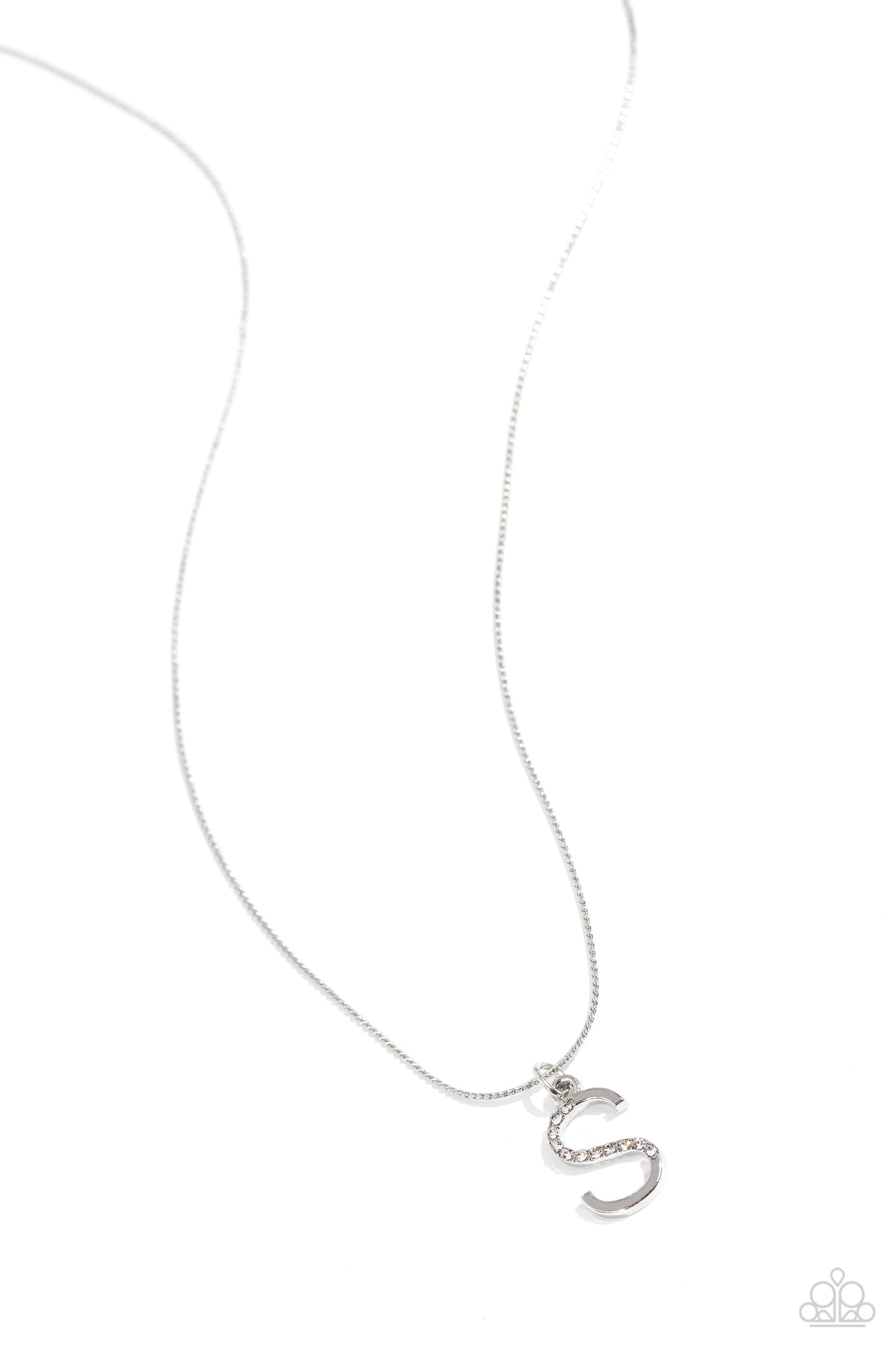 Letter of the Law - White - S Necklace Set