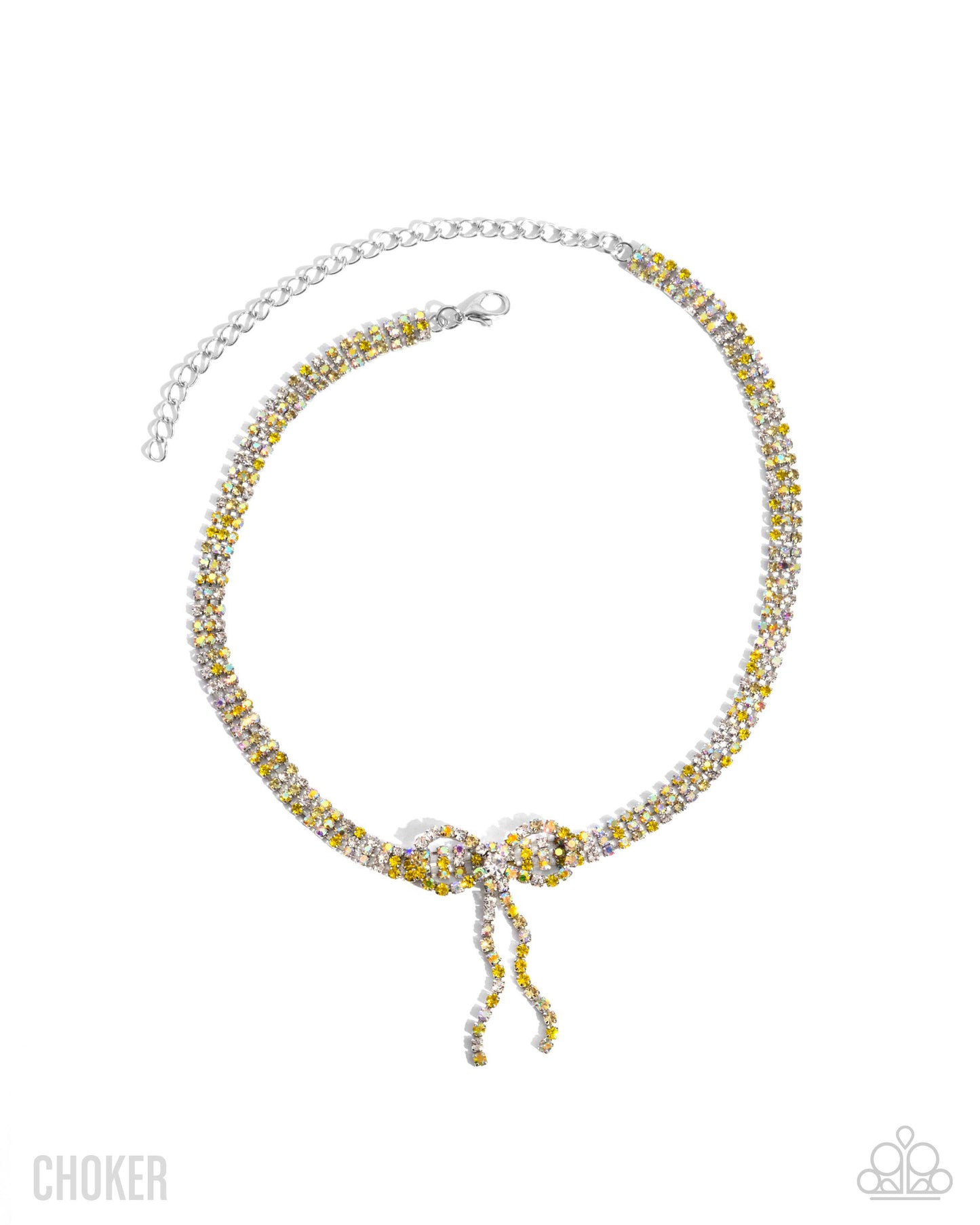 Buckingham Bow - Yellow Necklace Set