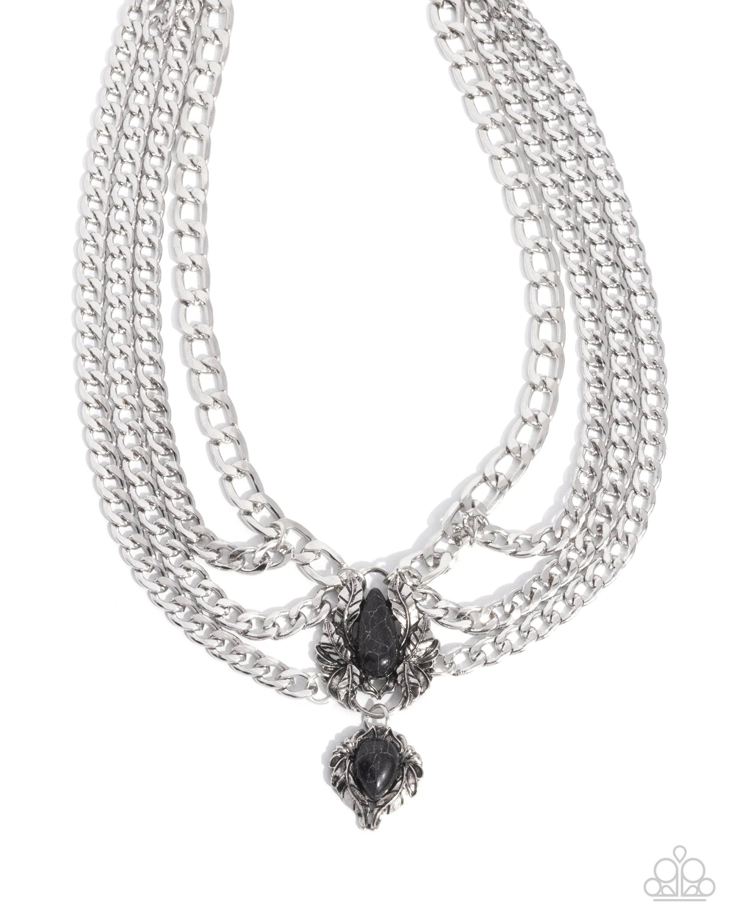 Laurel Layover - Black Necklace Set