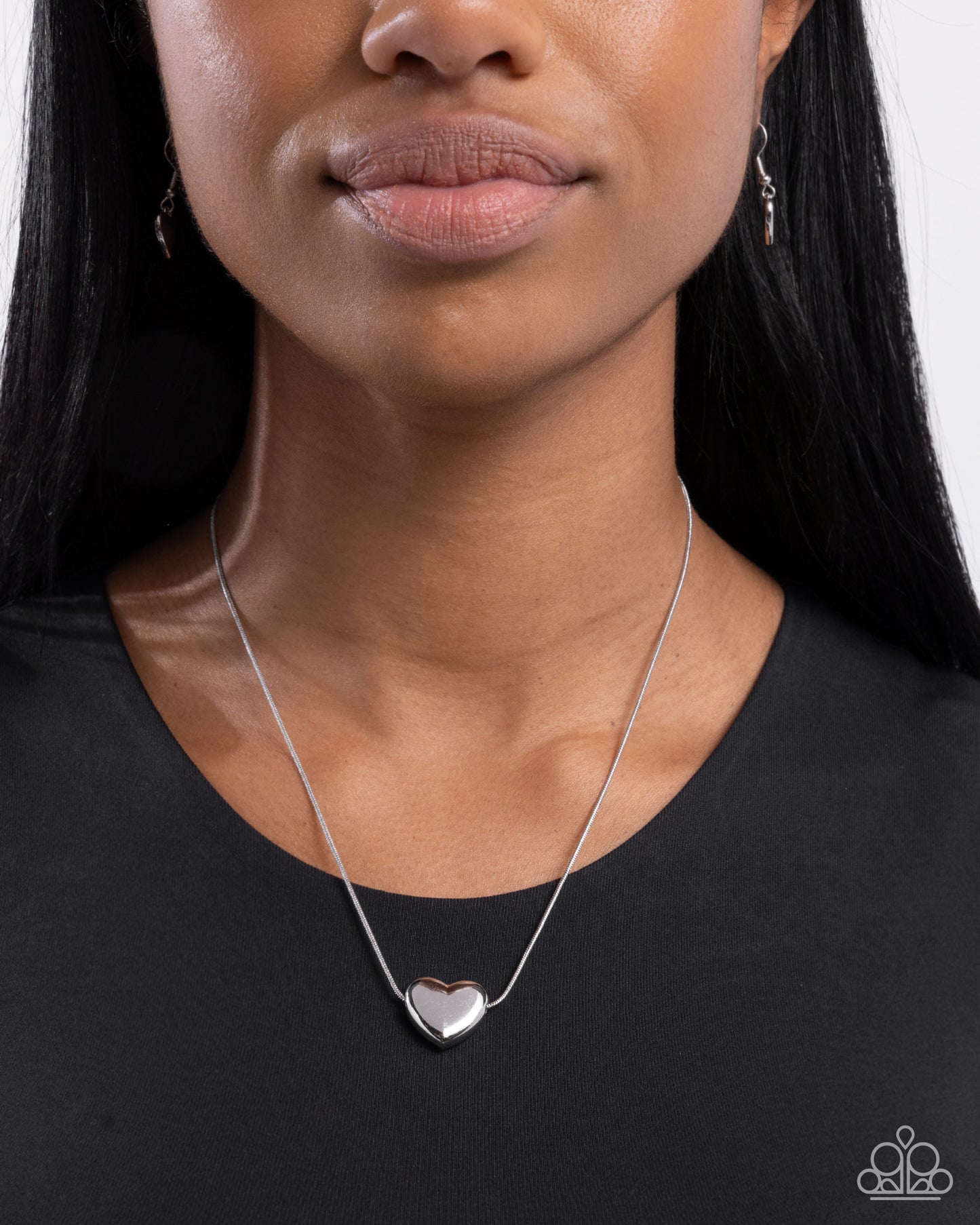 Loveable Look - Silver Necklace Set