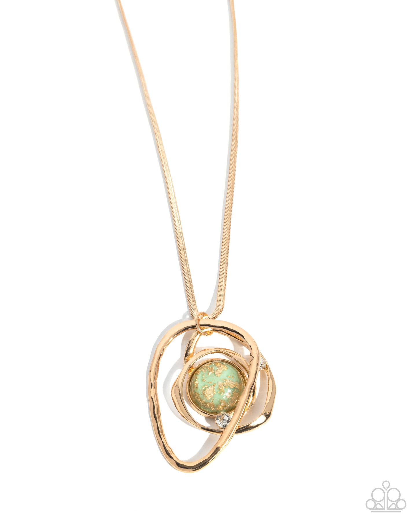 Abstract Advance - Green Necklace Set