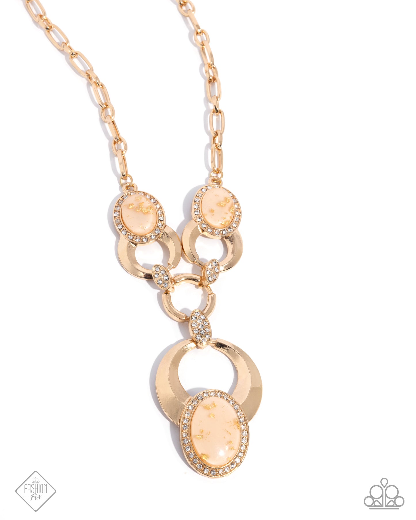 Spirited Softness - Gold Necklace Set