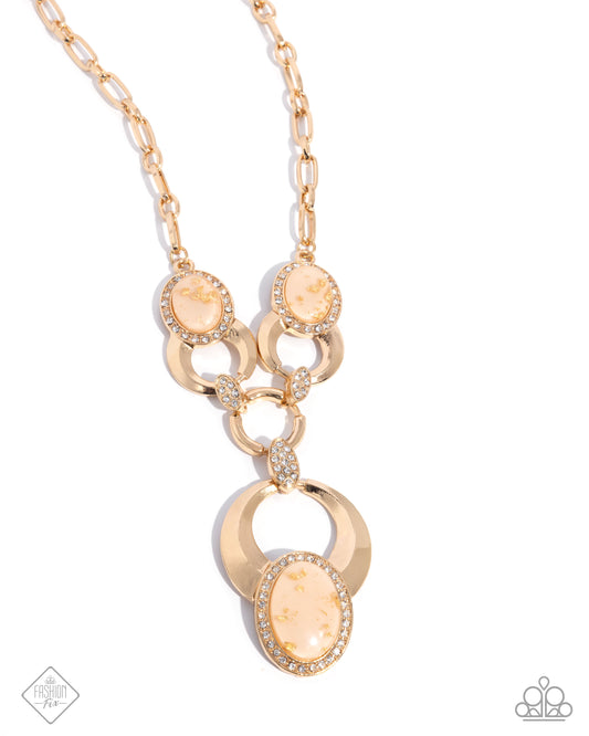 Spirited Softness - Gold Necklace Set