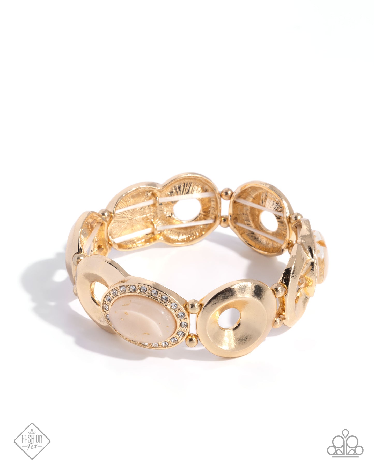 Feminine Flecks - Gold Bracelet