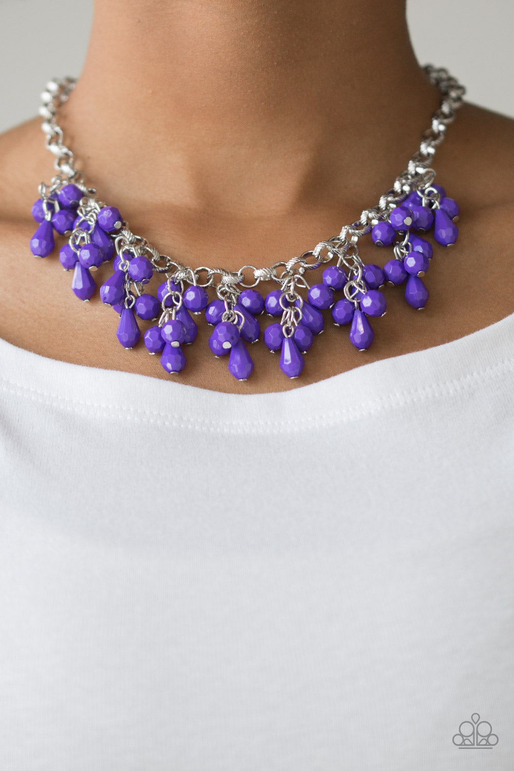 Modern Macarena - Purple Necklace Set