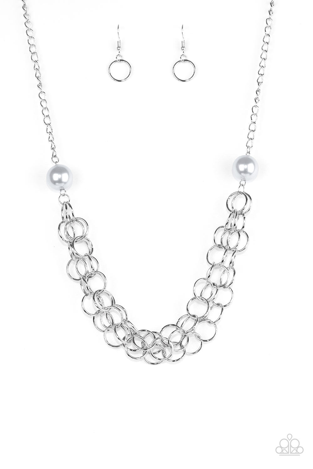 Daring Diva - Silver Necklace Set