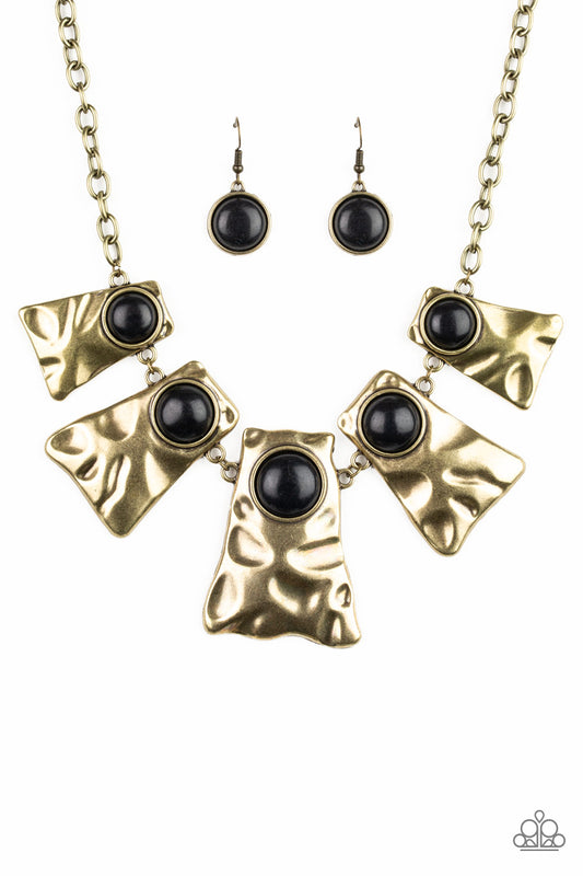 Cougar - Brass Necklace Set