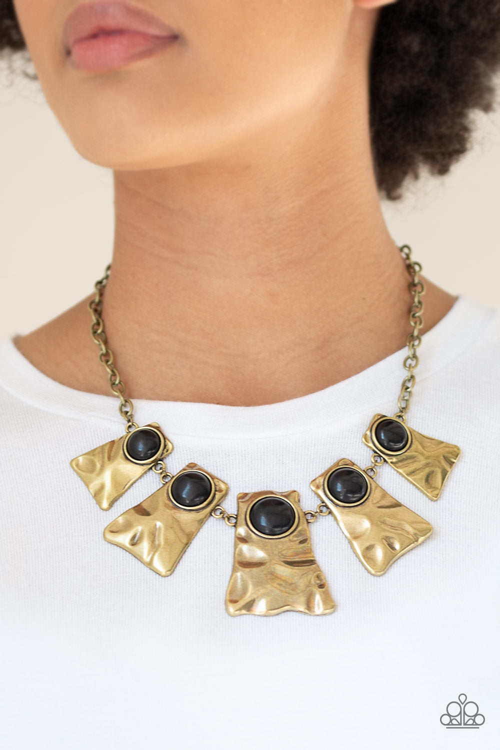 Cougar - Brass Necklace Set