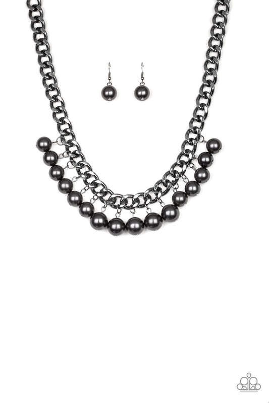 Get Off My Runway - Black Necklace Set