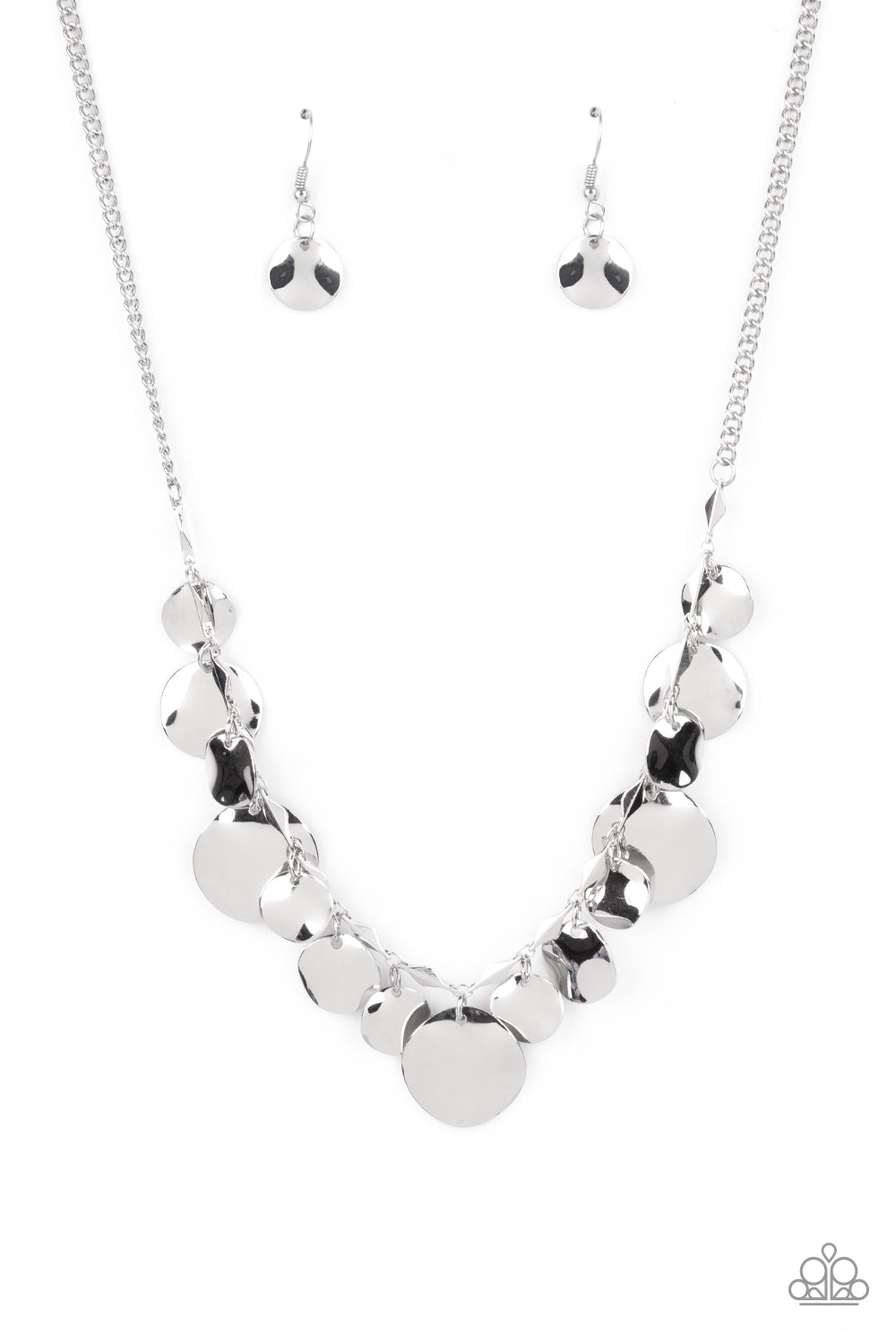 GLISTEN Closely - Silver Necklace Set