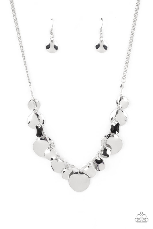 GLISTEN Closely - Silver Necklace Set