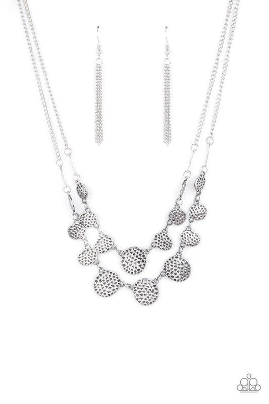 Pebble Me Pretty - Silver Necklace Set
