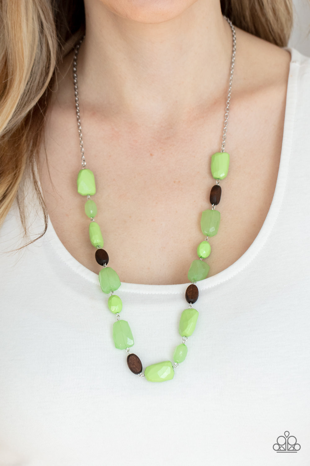 Meadow Escape - Green Necklace Set