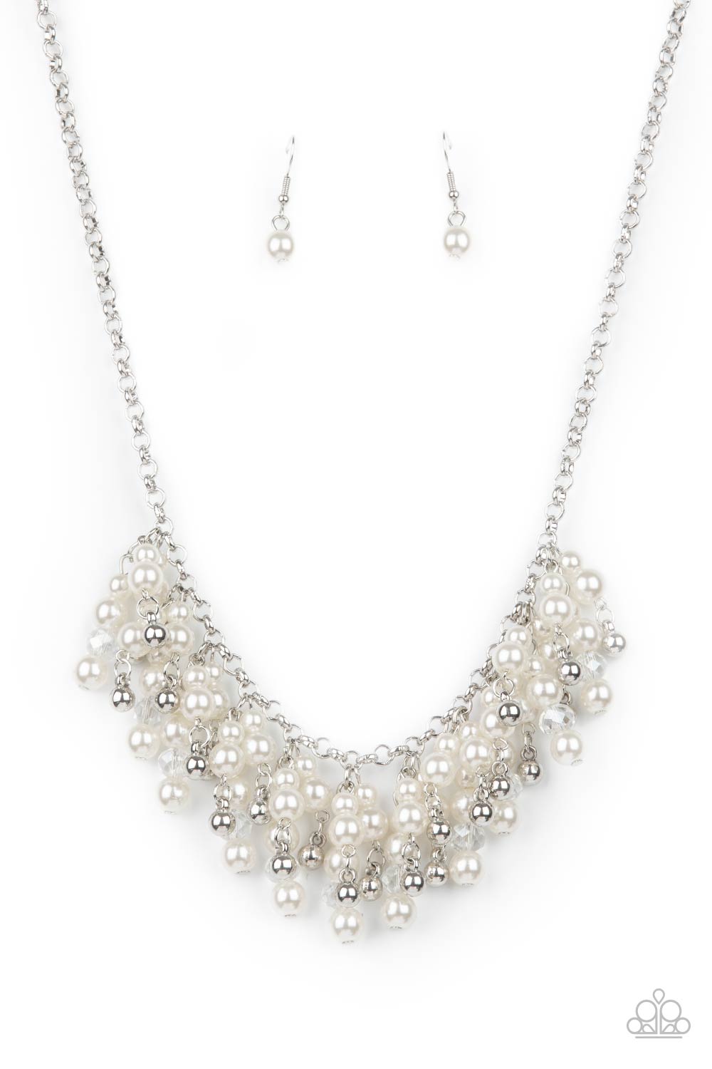 Champagne Dreams - White Necklace Set