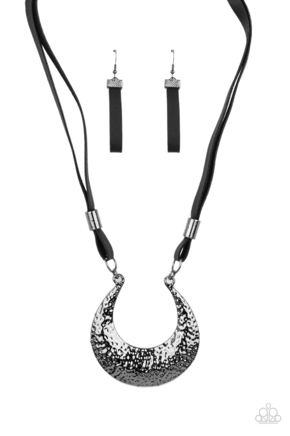 Majorly Moonstruck - Black Necklace Set