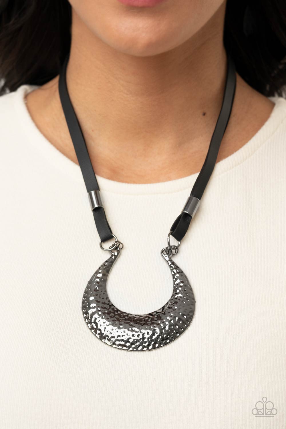 Majorly Moonstruck - Black Necklace Set