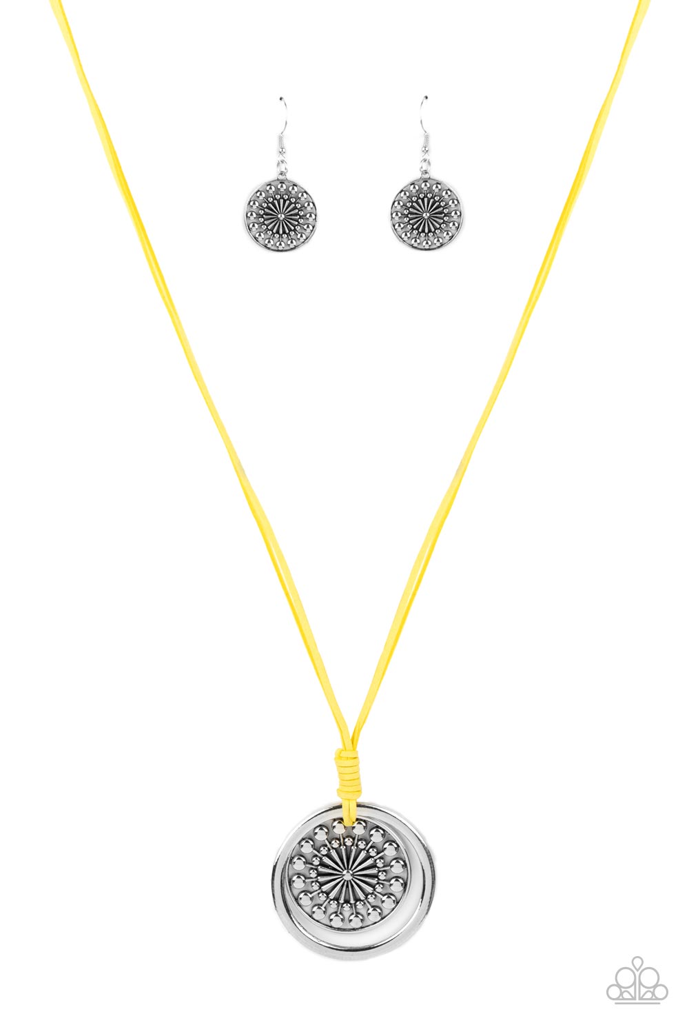 One MANDALA Show - Yellow Necklace Set