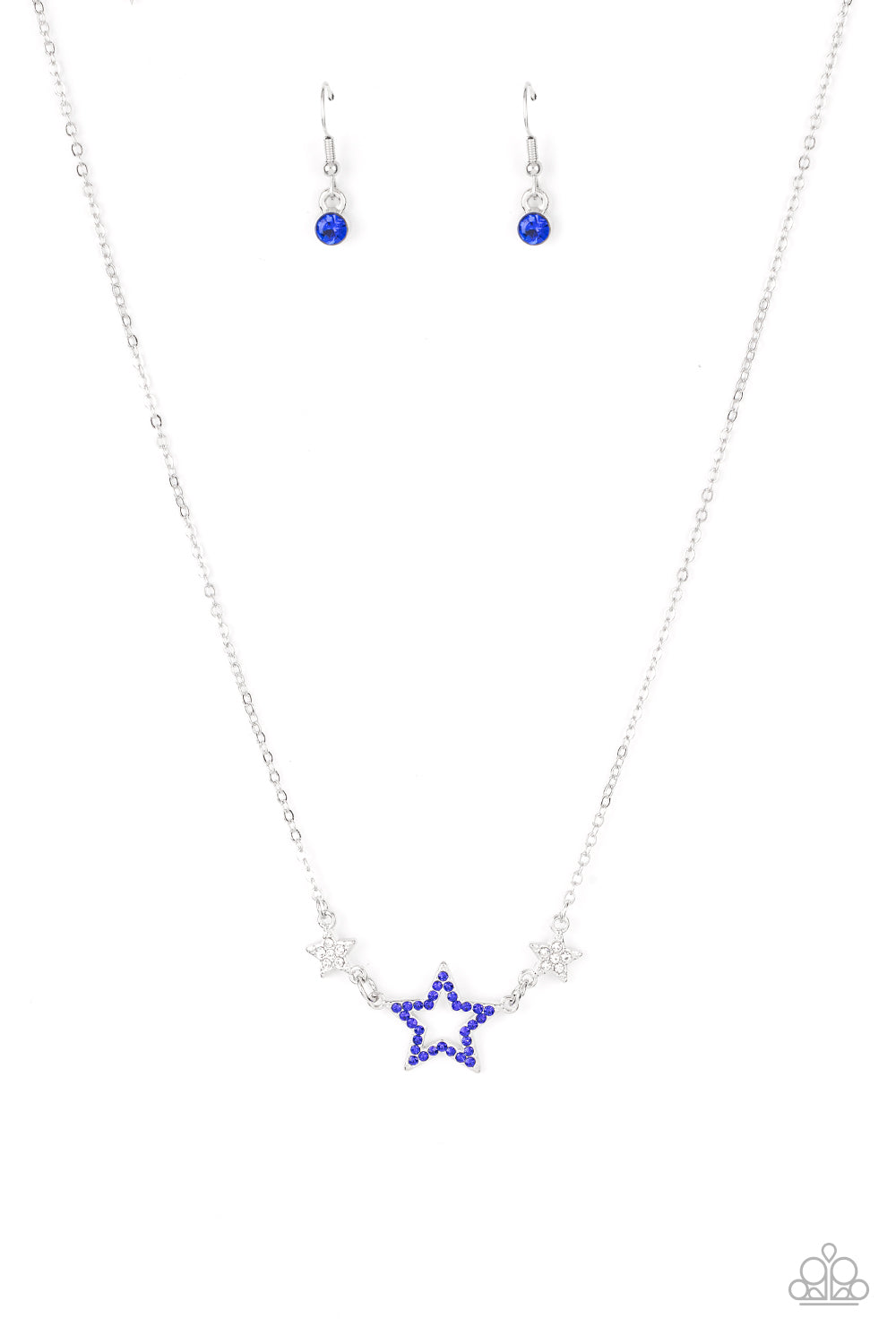 United We Sparkle - Blue Necklace Set