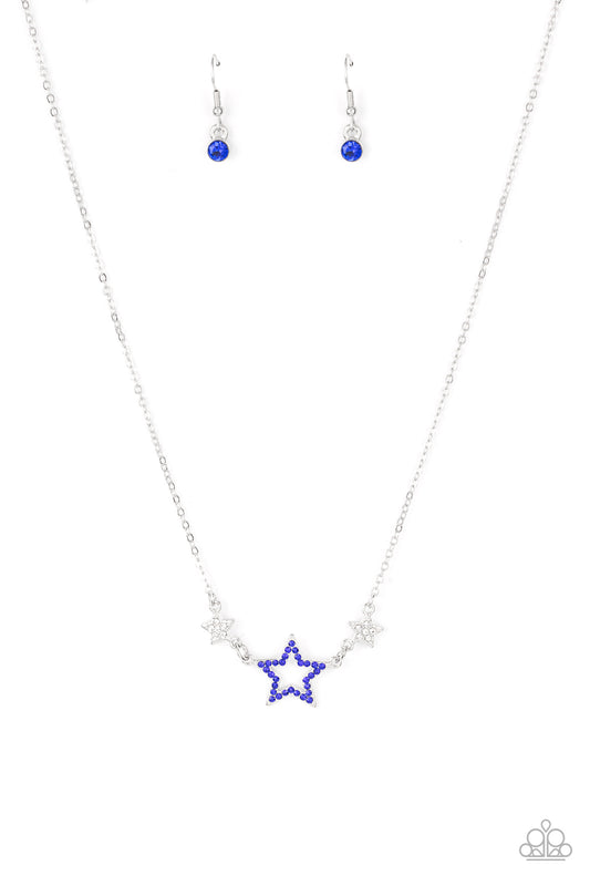 United We Sparkle - Blue Necklace Set