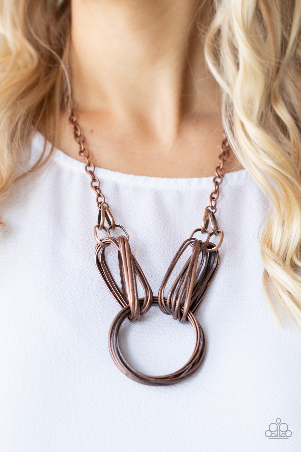 Lip Sync Links - Copper Necklace Set