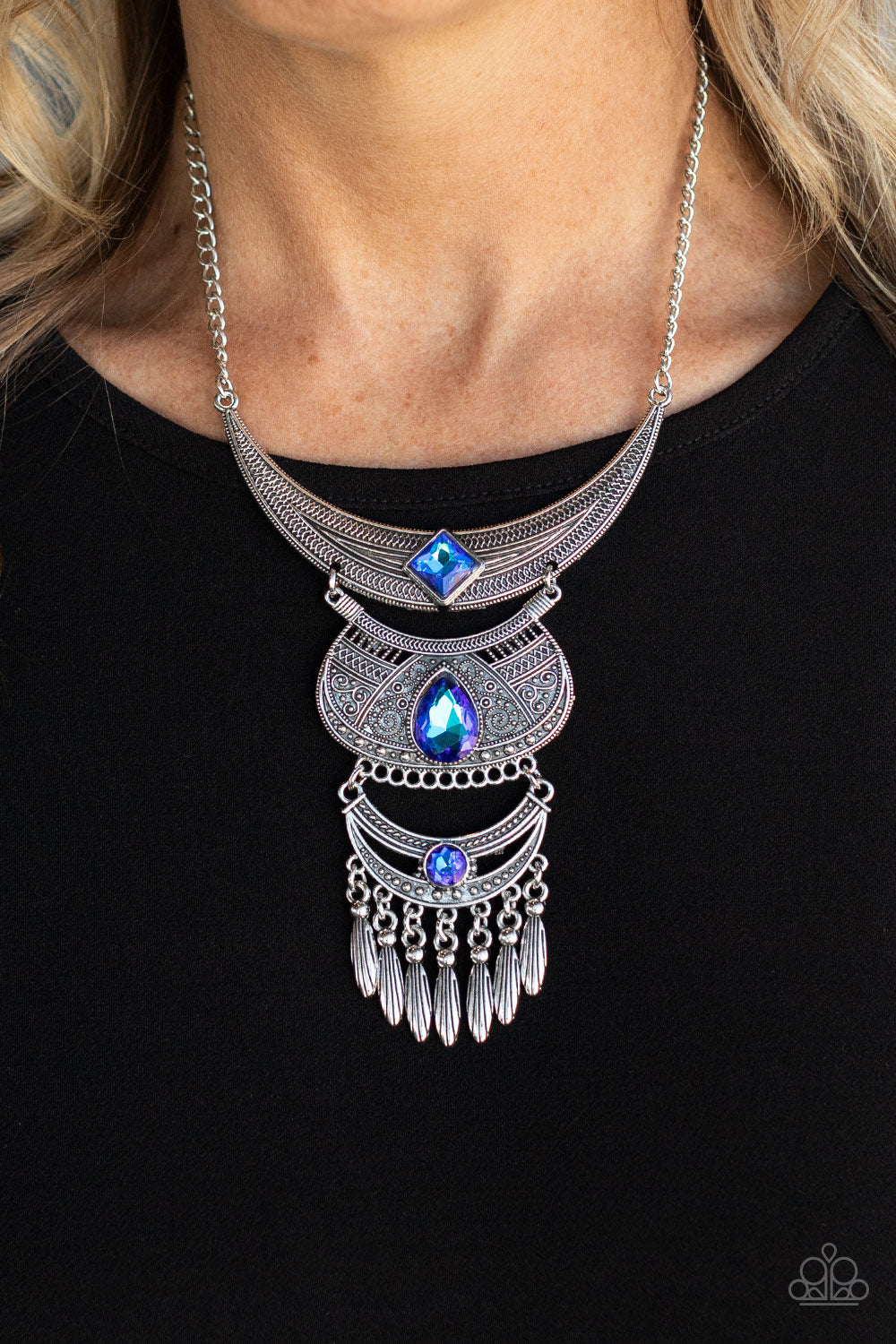 Lunar Enchantment - Blue Necklace Set